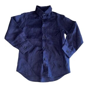 Vilebrequin Linen Long Sleeve Button Down Shirt